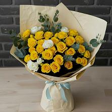 Букет цветов из:  Розы в Исетское