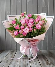 Букет Розовый кустик #REPLACE_PRED# Исетское