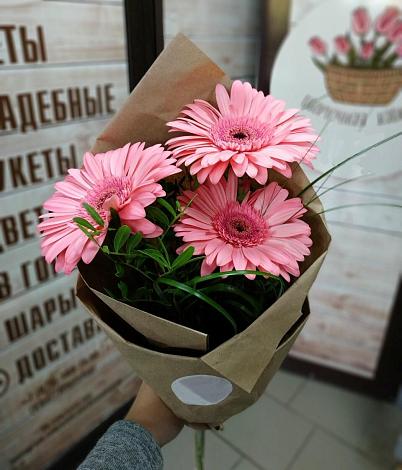Букет цветов из: Герберы в Исетское