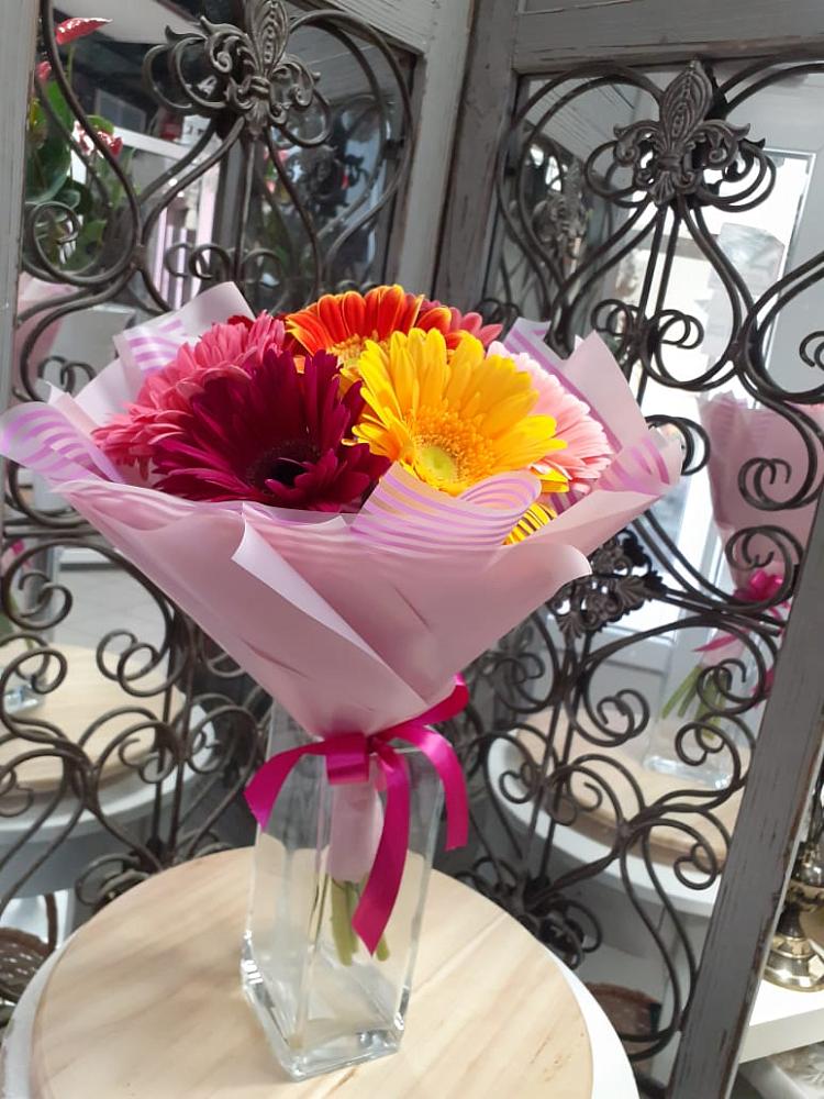 Букет цветов из: Герберы в Исетское