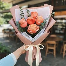 Букет цветов из:  Розы в Исетское