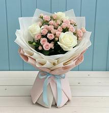 Букет цветов из:  Розы в Исетское