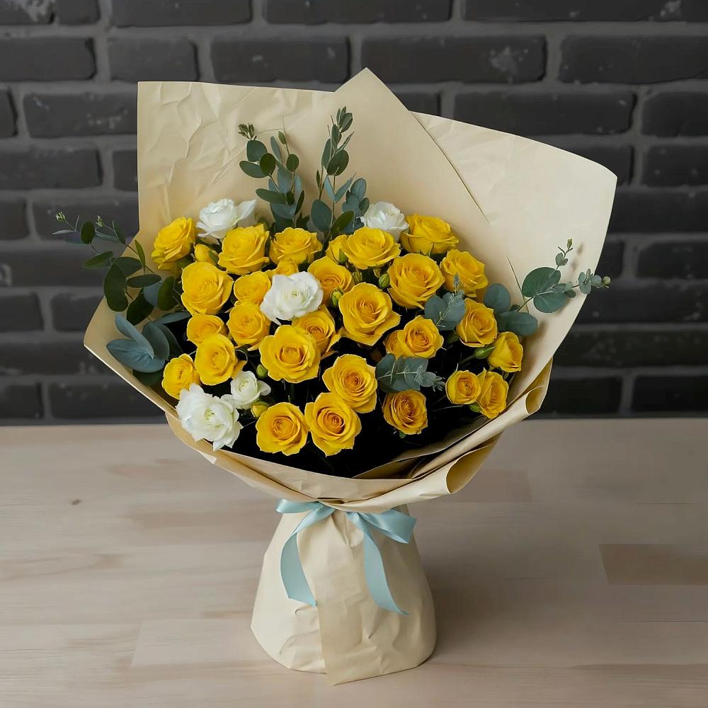 Букет цветов из: Розы в Исетское