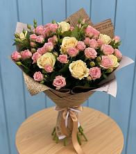 Букет цветов из:  Розы в Исетское